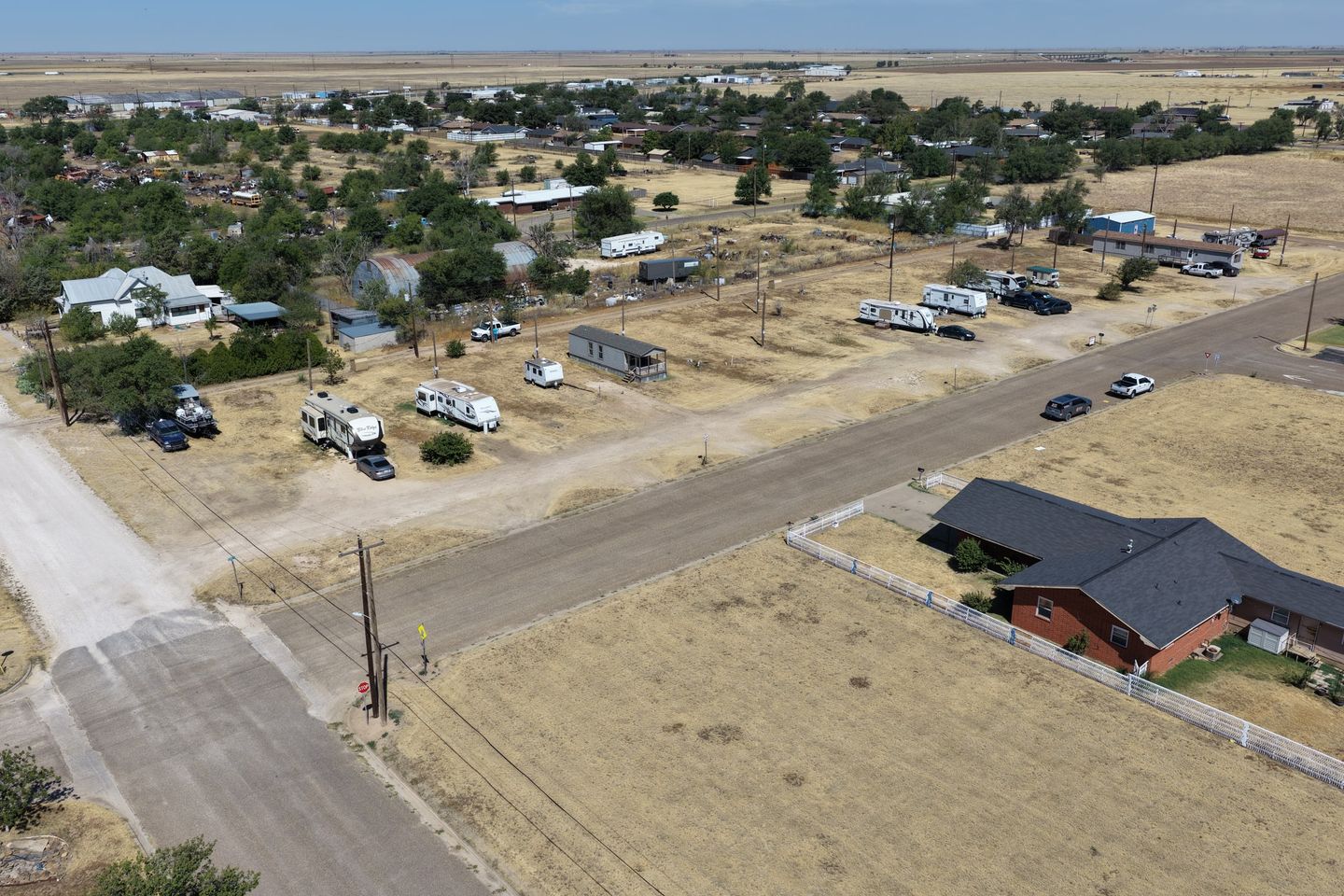 Aerial view of Windmill Ranch and the surrounding Tulia neighborhood.